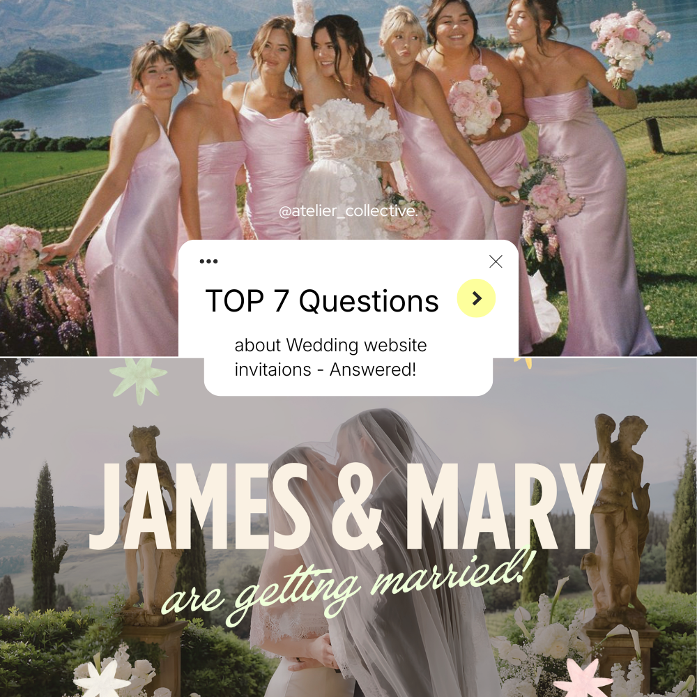Top 7 Questions About Online Wedding Invitations with RSVP (Answered!)