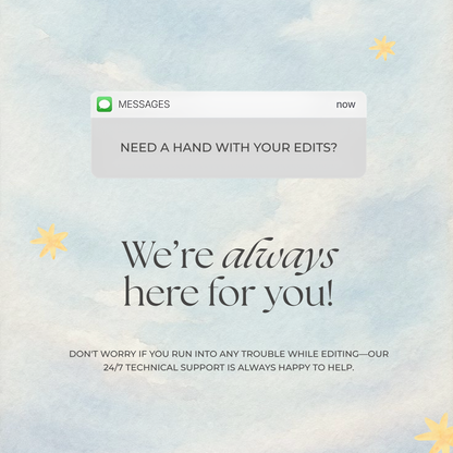Colorful Floral Wedding Website Template with RSVP, Music and Countdown Timer: DIY Canva Template (Digital Download)