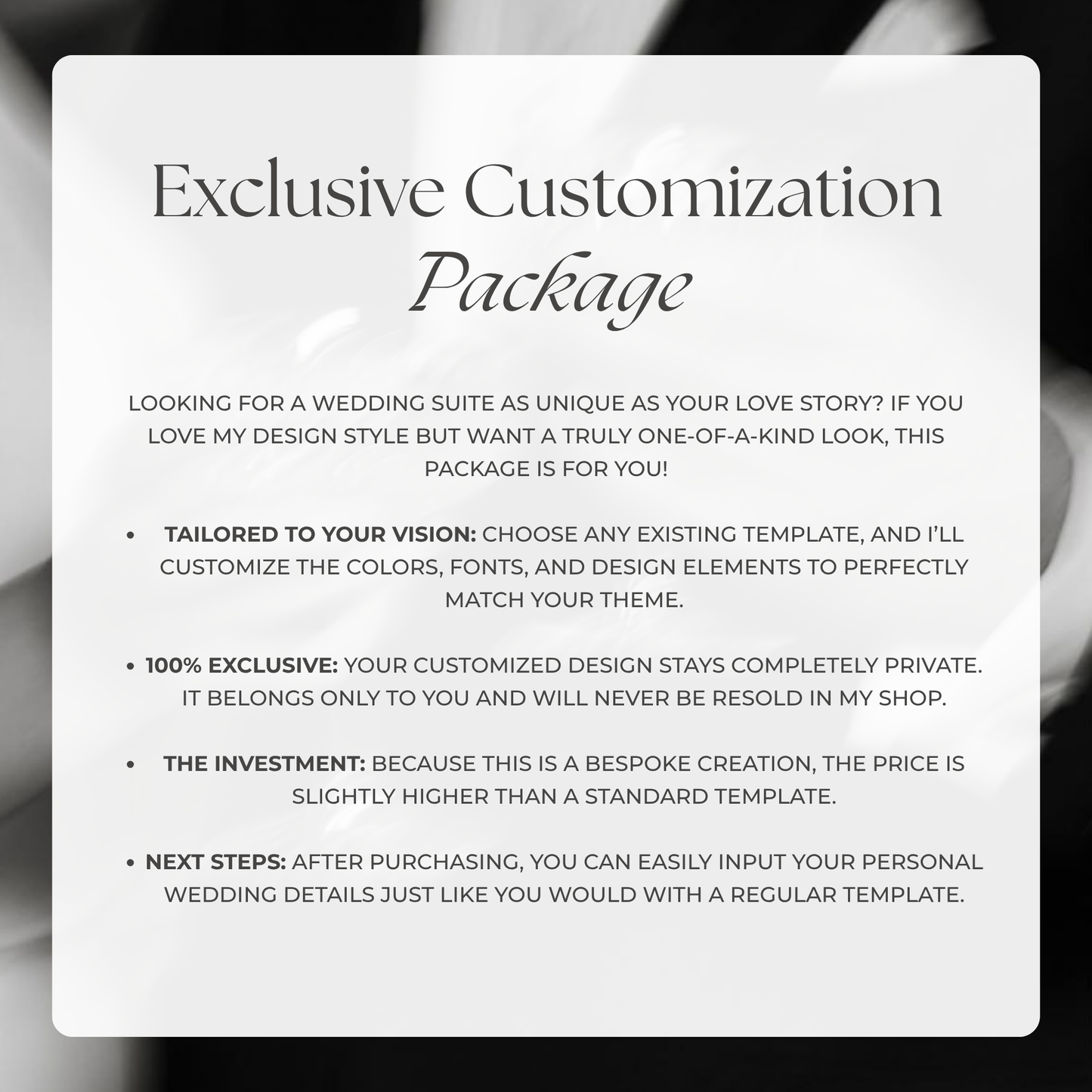 Exclusive Website Customization Package