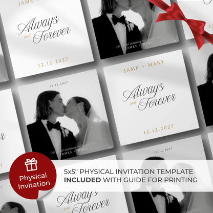 Black White Romantic Lace Save the Date Website with Details Form, RSVP and Countdown Timer: Canva Digital Invitation (Digital Download)